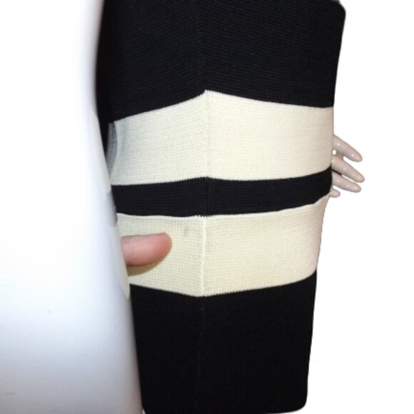 A.L.C. Dress, S, Pippa, Black/Yellow, F&F, Sleeveless, Striped, Small Flaws - Picture 9 of 12